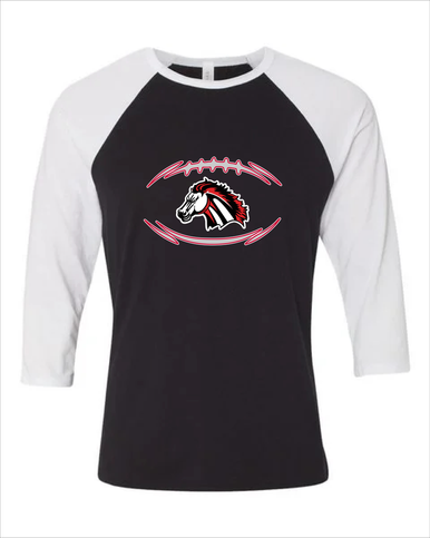 Creekview Mustangs Football #3 Men's Baseball T-Shirt