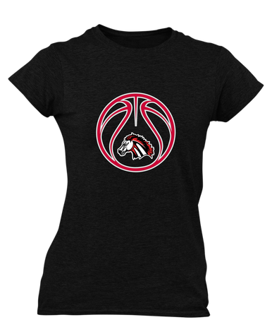 Creekview Mustangs Basketball #2 Women's Premium SS T-Shirt