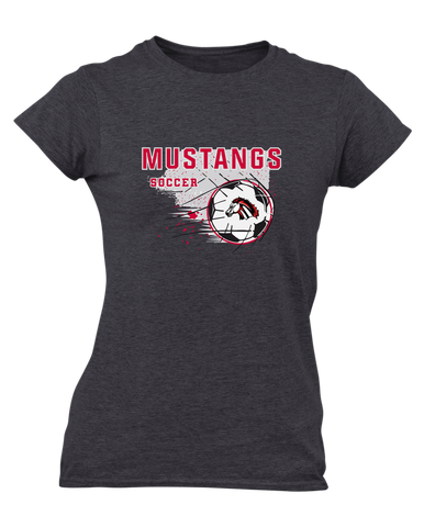 Creekview Mustangs Soccer #2 Women's Premium SS T-Shirt