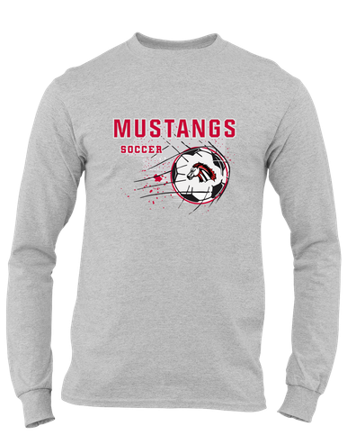 Creekview Mustangs Soccer #2 Men's LS T-Shirt