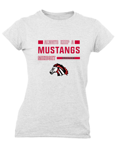 Creekview Mustangs Mindset Women's SS T-Shirt