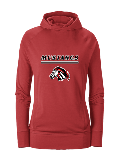 Creekview Mustangs Mascot #8 Women's Hoodie