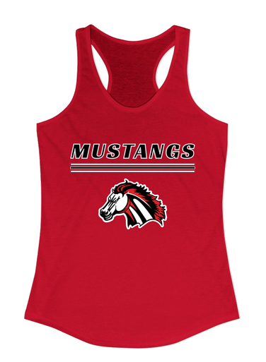 Creekview Mustangs Mascot #8 Women's Tank Top
