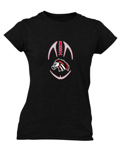 Creekview Mustangs Football #4 Women's SS T-Shirt