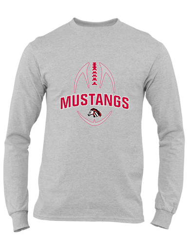 Creekview Mustangs Football #5 Men's LS T-Shirt
