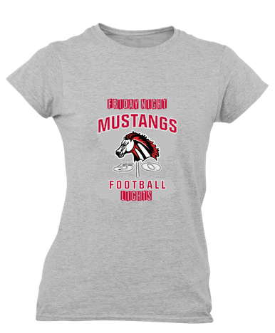 Creekview Mustangs Football #6 Women's Premium SS T-Shirt