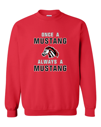 Creekview Mustangs Once A Men's Sweatshirt