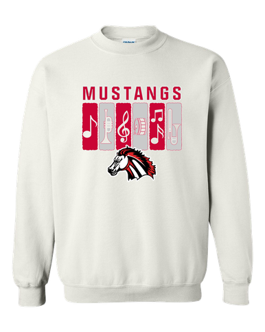 Creekview Mustangs Band # 2 Men's Sweatshirt