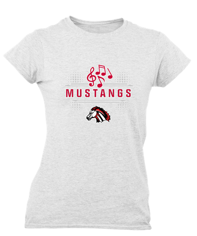 Creekview Mustangs Band # 3 Women's SS T-Shirt