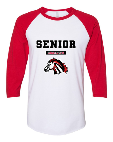 Creekview Mustangs Senior #2 Women's Baseball T-Shirt