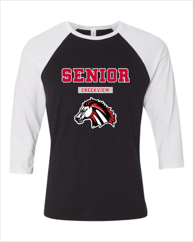 Creekview Mustangs Senior #2 Men's Baseball T-Shirt