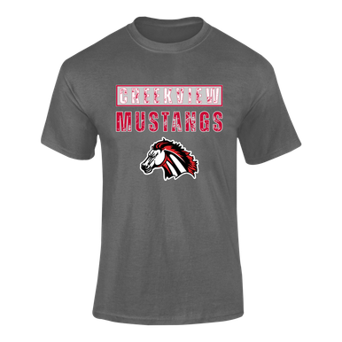 Creekview Mustangs Mascot #9 Men's Premium SS T-Shirt