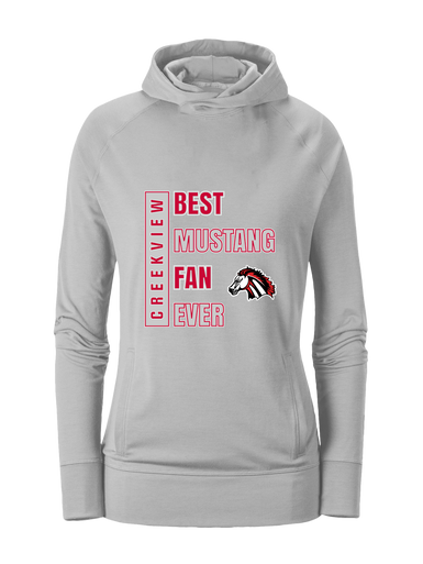 Creekview Mustangs Best Mustang Fan Women's Hoodie