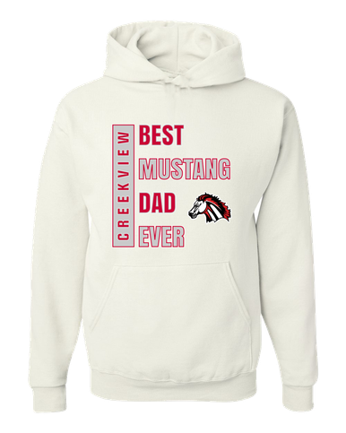 Creekview Mustangs Best Mustang Dad Men's Premium Hoodie