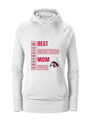 Creekview Mustangs Best Mustang Mom Women's Hoodie