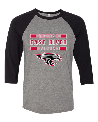 East River Falcons Property Of Women's Baseball T-Shirt