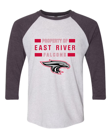 East River Falcons Property Of Men's Baseball T-Shirt