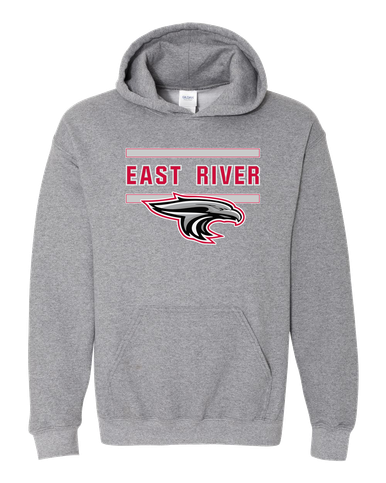 East River Falcons Mascot #4 Men's Hoodie
