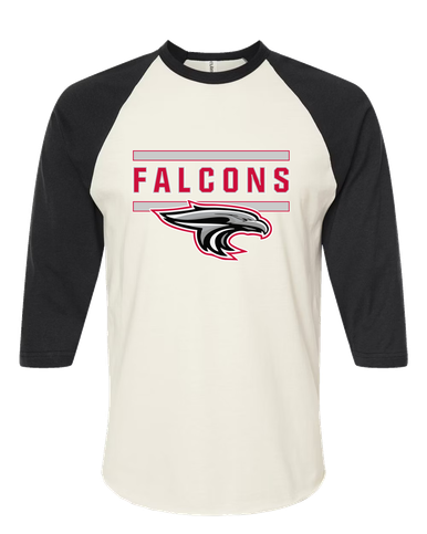 East River Falcons Mascot #5 Men's Baseball T-Shirt