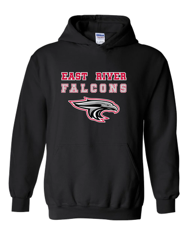 East River Falcons Spirit Men's Hoodie