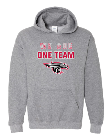 East River Falcons We Are One Team Men's Hoodie