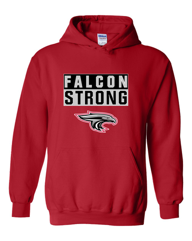 East River Falcons Strong #1 Men's Hoodie