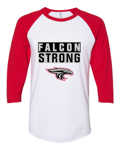 East River Falcons Strong #1 Men's Baseball T-Shirt
