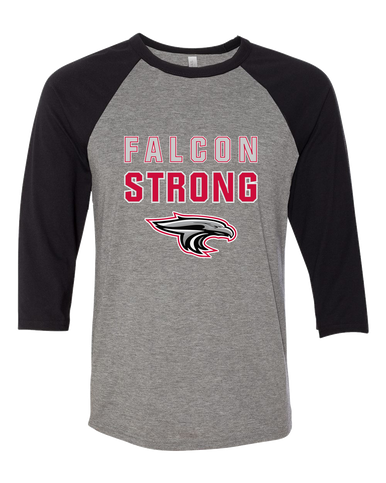 East River Falcons Strong #2 Women's Baseball T-Shirt