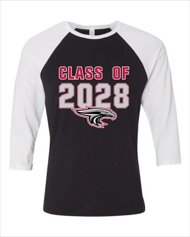 East River Falcons Class of 2028 Men's Baseball T-Shirt