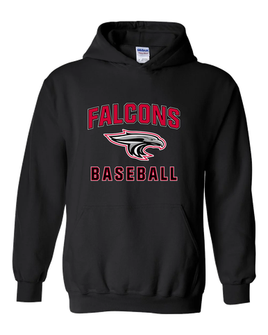 East River Falcons Baseball #1 Men's Hoodie