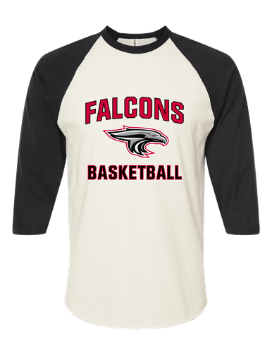 East River Falcons Basketball #1 Women's Baseball T-Shirt