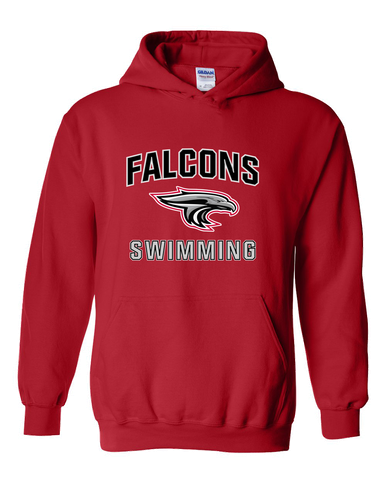East River Falcons Swimming Men's Hoodie