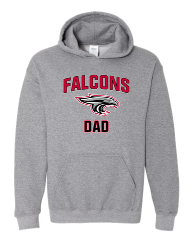 East River Falcons Dad Men's Hoodie