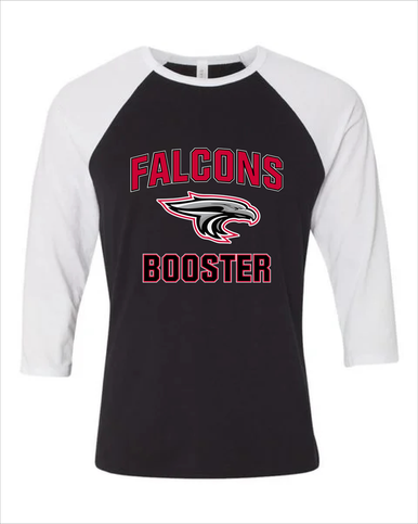 East River Falcons Booster Women's Baseball T-Shirt