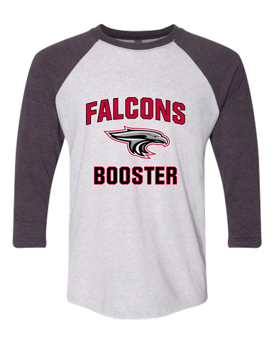 East River Falcons Booster Men's Baseball T-Shirt