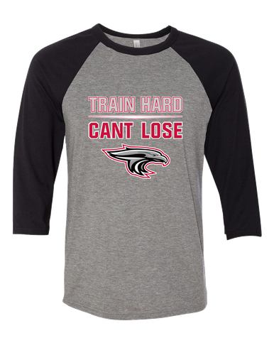 East River Falcons Train Hard, Can't Lose Women's Baseball T-Shirt
