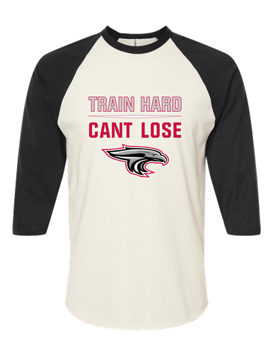 East River Falcons Train Hard, Can't Lose Men's Baseball T-Shirt