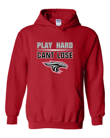 East River Falcons Play Hard, Can't Lose Men's Hoodie