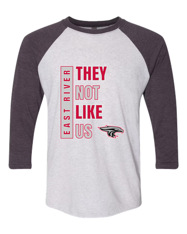 East River Falcons They Not Like Us #1 Men's Baseball T-Shirt
