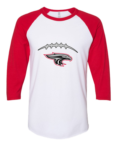 East River Falcons Football #2 Men's Baseball T-Shirt