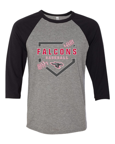 East River Falcons Baseball #2 Women's Baseball T-Shirt