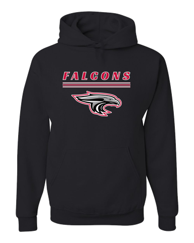 East River Falcons Mascot #8 Men's Premium Hoodie
