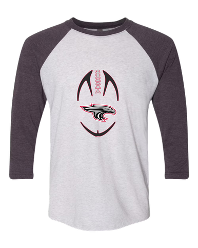 East River Falcons Football #4 Men's Baseball T-Shirt