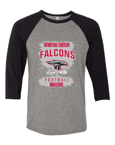 East River Falcons Football #6 Women's Baseball T-Shirt