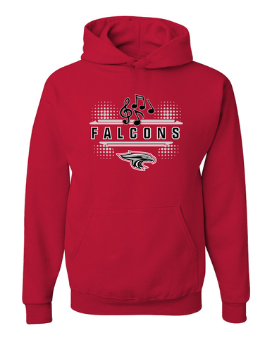 East River Falcons Band # 3 Men's Premium Hoodie