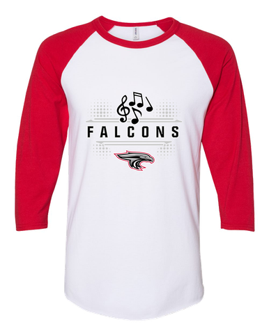 East River Falcons Band # 3 Men's Baseball T-Shirt