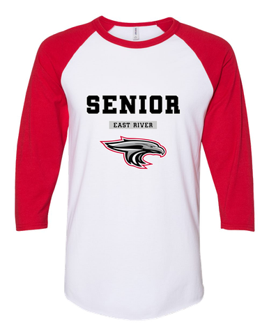 East River Falcons Senior #2 Women's Baseball T-Shirt