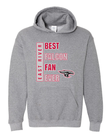 East River Falcons Best Falcon Fan Men's Hoodie
