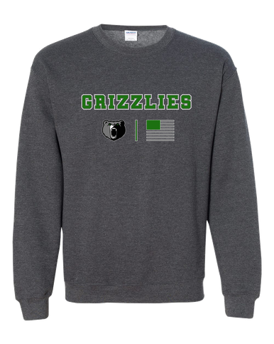 Pajaro Valley Grizzlies Team Colors Flag Men's Sweatshirt