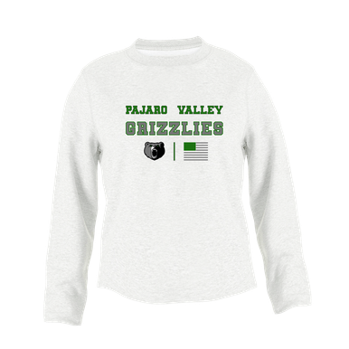 Pajaro Valley Grizzlies Spirit Flag Women's Sweatshirt